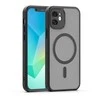 Dėklas Telforceone Mag Matt case for iPhone 12 6,1" juodas camera protection
