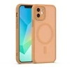 Dėklas Telforceone Mag Matt case for iPhone 12 6,1" ruda camera protection