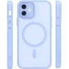 Dėklas Telforceone Mag Matt case for iPhone 12 6,1" light mėlynas camera protection