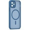 Dėklas Telforceone Mag Matt case for iPhone 12 6,1" dark mėlynas camera protection