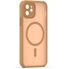 Dėklas Telforceone Mag Matt case for iPhone 12 6,1" ruda camera protection