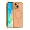 Dėklas Telforceone Mag Matt case for iPhone 13 6,1" ruda camera protection