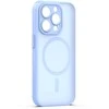 Dėklas Telforceone Mag Matt case for iPhone 14 Pro 6,1" light mėlynas camera protection