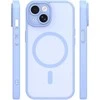 Dėklas Telforceone Mag Matt case for iPhone 15 6,1" light mėlynas camera protection