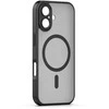 Dėklas Telforceone Mag Matt case for iPhone 16 6,1" juodas camera protection