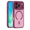 Dėklas Telforceone Mag Matt case for iPhone 17 Pro 6,3'' maroon camera protection
