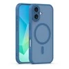 Dėklas Telforceone Mag Matt case for iPhone 17 6,3'' dark mėlynas camera protection