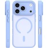 Dėklas Telforceone Mag Matt case for iPhone 17 Pro Max / 18 Pro Max 6,9'' light mėlynas camera protection