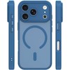 Dėklas Telforceone Mag Matt case for iPhone 17 Pro Max / 18 Pro Max 6,9'' dark mėlynas camera protection