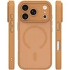 Dėklas Telforceone Mag Matt case for iPhone 17 Pro 6,3'' ruda camera protection