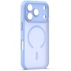 Dėklas Telforceone Mag Matt case for iPhone 17 Pro Max / 18 Pro Max 6,9'' light mėlynas camera protection
