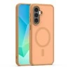 Dėklas Telforceone Mag Matt case for Samsung Galaxy A37 5G ruda big hole