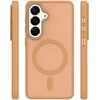 Dėklas Telforceone Mag Matt case for Samsung Galaxy S26 Plus ruda big hole