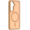 Dėklas Telforceone Mag Matt case for Samsung Galaxy S26 Plus ruda big hole