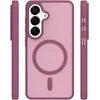 Dėklas Telforceone Mag Matt case for Samsung Galaxy S26 Plus maroon big hole
