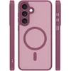 Dėklas Telforceone Mag Matt case for Samsung Galaxy S25 FE maroon camera protection