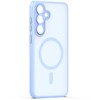 Dėklas Telforceone Mag Matt case for Samsung Galaxy S26 Plus light mėlynas big hole
