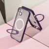 TelForceone "Mag Ring" dėklas iPhone 14 6,1 violetinės spalvos