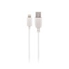Maxlife kabelis USB - Lightning 0,5 m 2A baltos spalvos