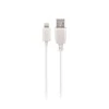 Maxlife kabelis USB - Lightning 0,5 m 2A baltos spalvos