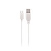 TelForceone Maxlife kabelis USB - microUSB 3,0 m 2A baltos spalvos