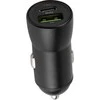 TelForceone Maxlife MXCC-04 PD QC automobilinis įkroviklis 1x USB-C 1x USB 20W juodos spalvos + USB-C - USB-C kabelis 60W