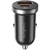 Telforceone Maxlife MXCC-05 PD QC car charger 1x USB-C 1x USB 35W juodas