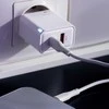 Maxlife kroviklis jungiama į tinklą GaN PD QC MXTC-09-30AC 1x USB-C 1x USB 30W balta
