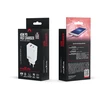 Telforceone Maxlife MXTC-09-45CC GaN PD QC charger 2x USB-C 45W baltas