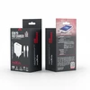 Telforceone Maxlife MXTC-09-65ACC PD QC charger 2x USB-C 1x USB 65W baltas + USB-C - USB-C cable 2.0m 100W