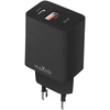 Telforceone Maxlife MXTC-13-20AC PD QC charger 1x USB-C 1x USB 20W juodas