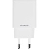 Maxlife MXTC-13-20AC PD QC įkroviklis 1x USB-C 1x USB 20W baltas