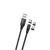 Magnetinis laidas "Maxlife" 3in1 2A, 1m