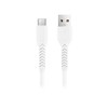 Maxlife MXUC-04 kabelis USB - microUSB 1,0 m 3A baltos spalvos
