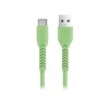 Maxlife MXUC-04 kabelis USB - USB-C 1,0 m 3A žalios spalvos