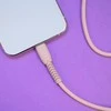 Maxlife MXUC-04 kabelis USB - USB-C 1,0 m 3A rožinės spalvos