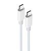TelForceone Maxlife MXUC-05 kabelis USB-C - USB-C 2,0 m 100W baltos spalvos