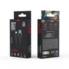 Maxlife MXUC-07 kabelis USB - USB-C 1,0 m 3A juodos spalvos nylon