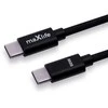 Telforceone Maxlife MXUC-12 cable USB-C - USB-C 1,0 m 60W juodas