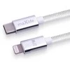 Telforceone Maxlife MXUC-12 laidas USB-C - Lightning 1,0 m 27W baltas
