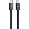 Telforceone Maxlife MXUC-12 cable USB-C - USB-C 2,0 m 100W juodas