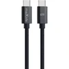Techonic Telforceone Maxlife MXUC-12 cable USB-C - USB-C 3,0 m 60W juodas