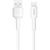 Maxlife MXUC-13 laidas USB-A – USB-C 1,0 m 3A baltas