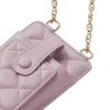 Telforceone QUILTED PHONE BAG 19*10,5*2CM PURPLE