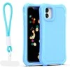 Dėklas Telforceone Safepop case with strap for iPhone 11 mėlynas