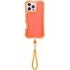 Dėklas Telforceone Safepop case with strap for iPhone 16e / 17e oranžinis