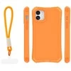 Dėklas Telforceone Safepop case with strap for iPhone 11 oranžinis