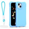 Dėklas Telforceone Safepop case with strap for iPhone 15 6,1" mėlynas