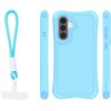 Dėklas Telforceone Safepop case with strap for Samsung Galaxy A36 5G / A56 5G / A37 5G mėlynas