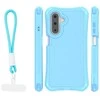 Dėklas Telforceone Safepop case with strap for Samsung Galaxy A17 4G / A17 5G / A26 5G mėlynas